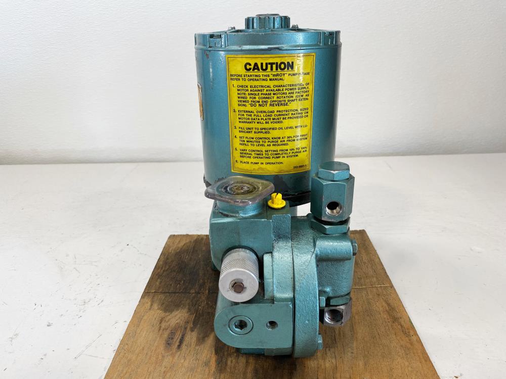 Milton Roy 6.2 GPH Controlled Volume Pump 5R120-117 w/ GE .25HP Motor 5K32GN202